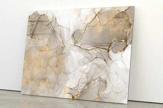 Natural Luxury Abstract Fluid Art Painting in Alcohol Ink Technique Acrylic Glass Print Tempered Glass Wall Art 100% Made in Australia Ready to Hang