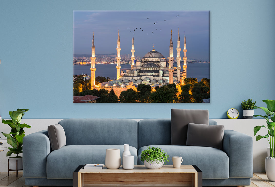 Blue Mosque and Hagia Sophia Wall Art Decor 100% Australian Made - Bella Home Decor