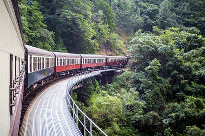 Kuranda Scenic Railway Cairns Famous Attraction Wall Art Decor 100% Australian Made