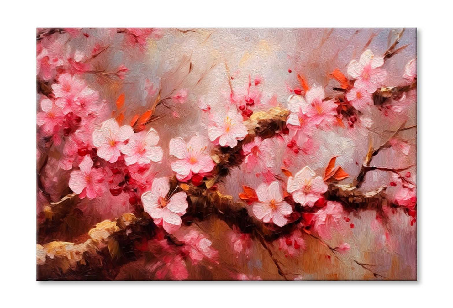 Abstract Blossom Flowers Wall Art Limited Edition High Quality Print