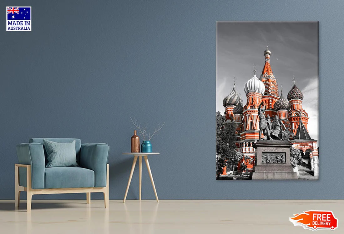 Saint Basil's Cathedral Russia 60x90cm Print 100% Australian Made