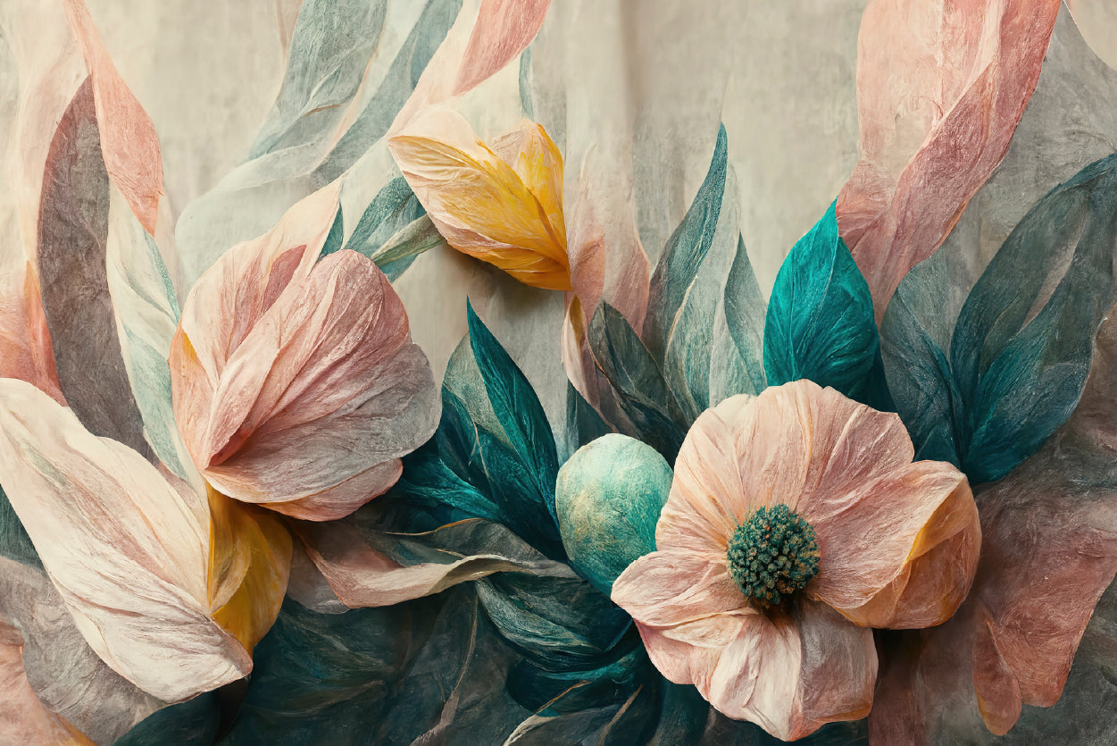 Flowers Watercolor Art Print 100% Australian Made - Bella Home Decor