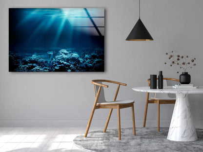 Sea Underwater View UV Direct Aluminum Print Australian Made Quality