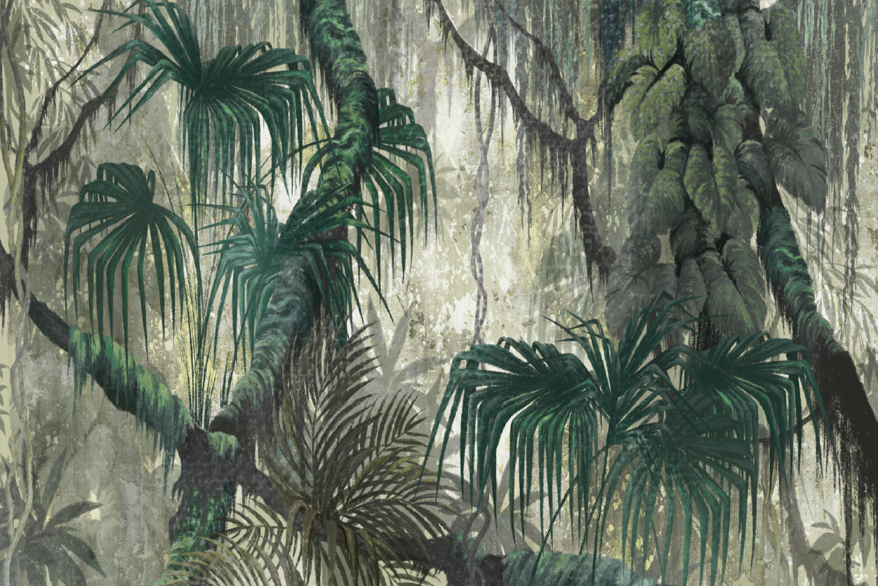 Tropical Plants and Trees Print 100% Australian Made - Bella Home Decor