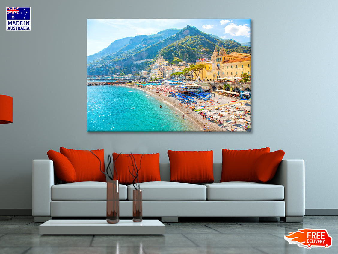 The Stunning Amalfi Coast Italy Print 100% Australian Made - Bella Home Decor