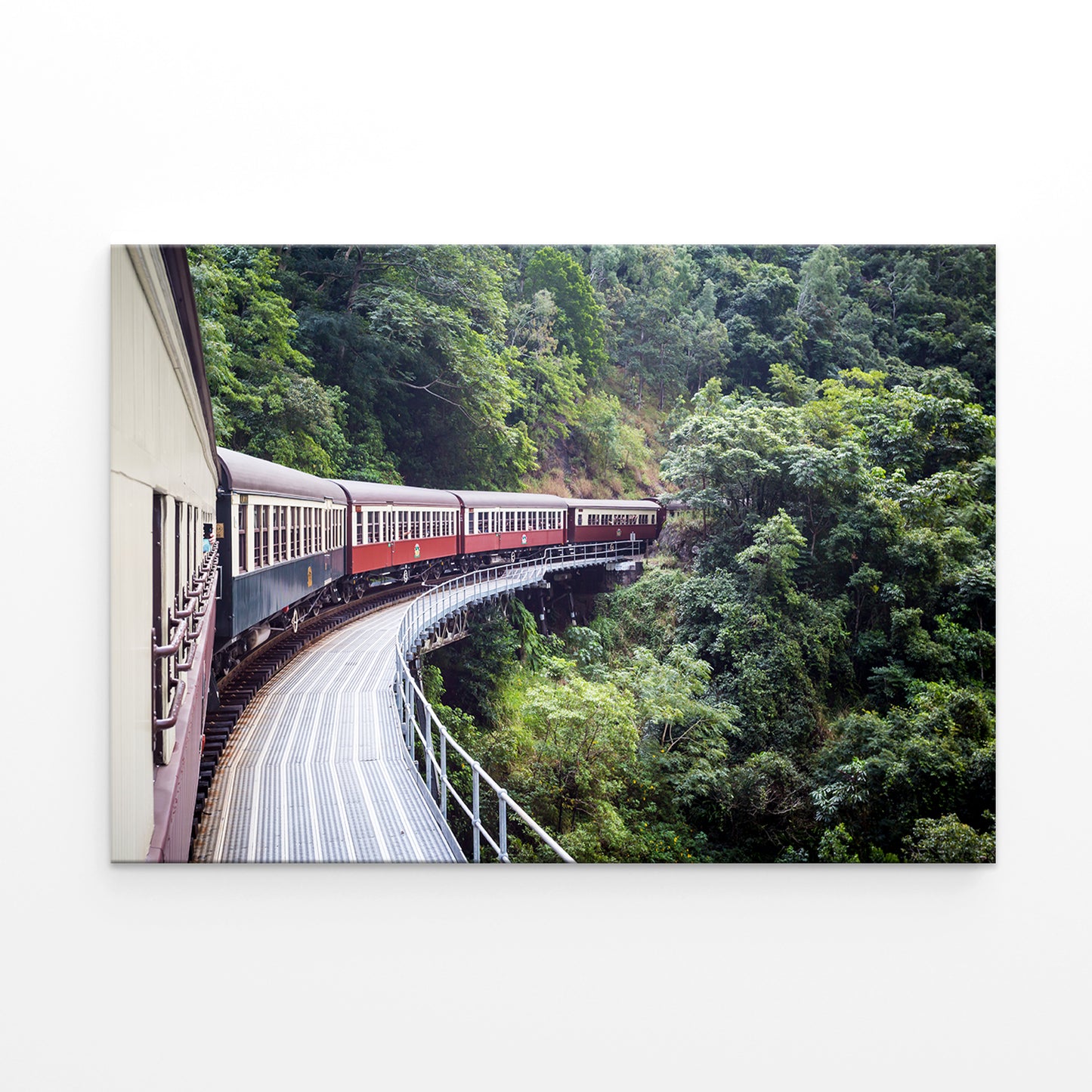 Kuranda Scenic Railway Cairns Famous Attraction Wall Art Decor 100% Australian Made