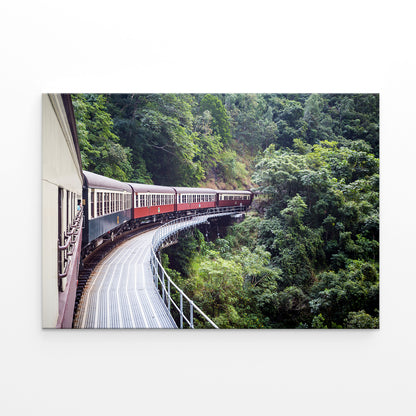 Kuranda Scenic Railway Cairns Famous Attraction Wall Art Decor 100% Australian Made