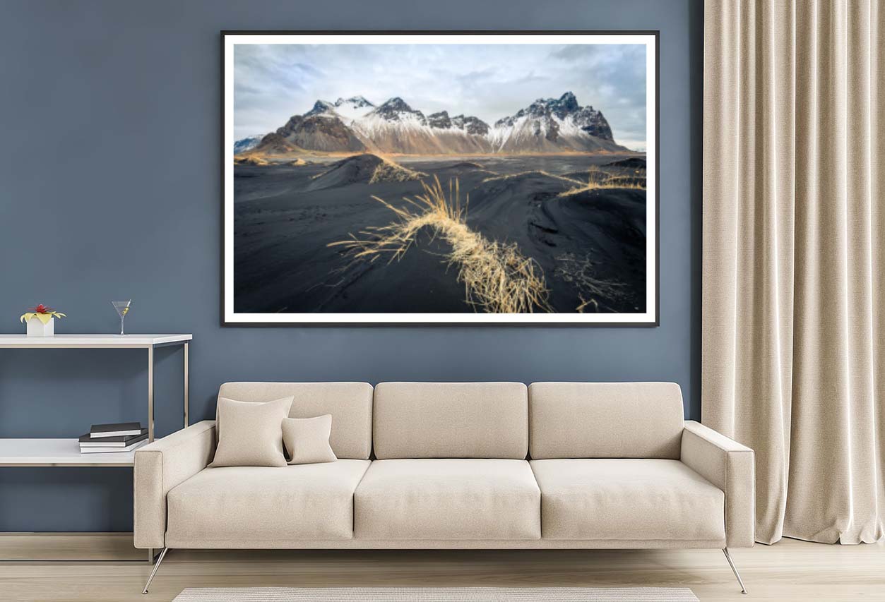 Amazing Wilderness at Stokksnes Iceland Home Decor Premium Quality Poster Print Choose Your Sizes