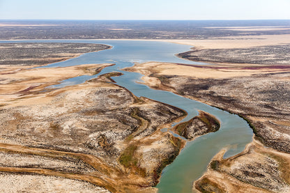 Lake Eyre South Australia Aerial View Wall Art Decor 100% Australian Made