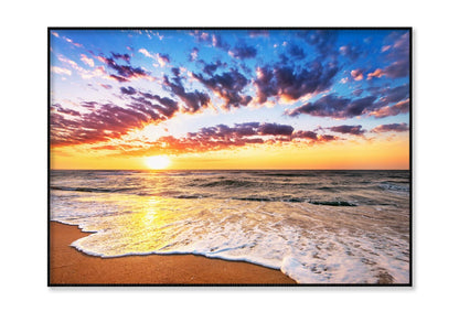 Brilliant Ocean Beach Sunrise Home Decor Premium Quality Poster Print Choose Your Sizes