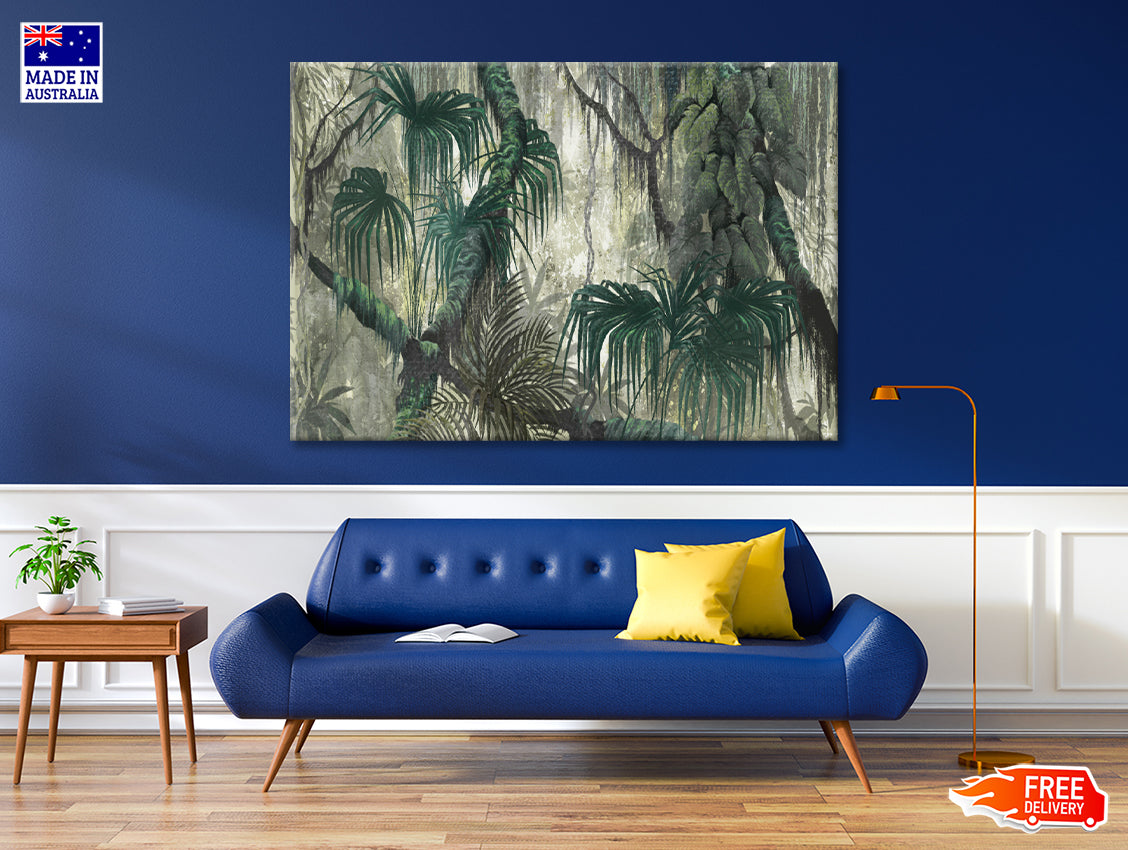 Tropical Plants and Trees Print 100% Australian Made - Bella Home Decor