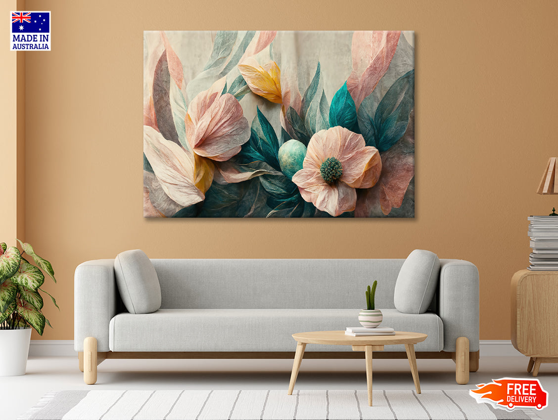 Flowers Watercolor Art Print 100% Australian Made - Bella Home Decor