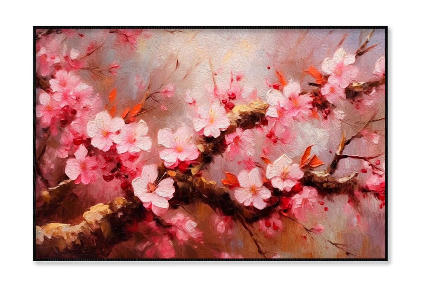 Abstract Blossom Flowers Wall Art Limited Edition High Quality Print