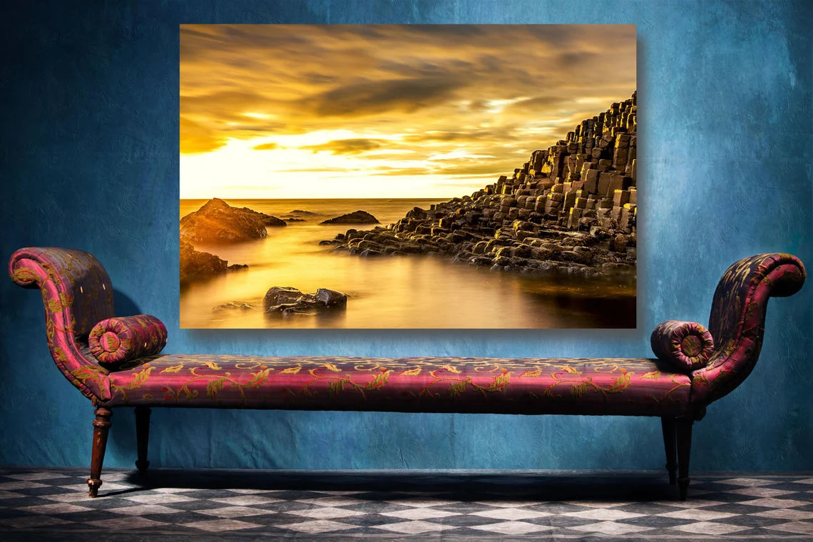 Giant's Causeway Ireland UV Direct Aluminum Print Australian Made Quality