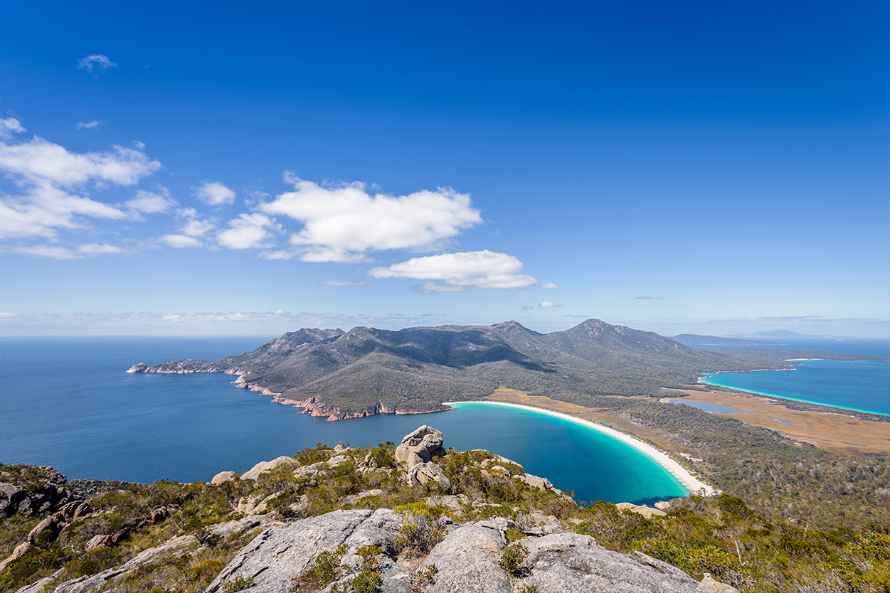 Wineglass Bay Freycinet National Park Mt Amos Wall Art Decor 100% Australian Made