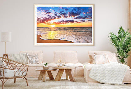 Brilliant Ocean Beach Sunrise Home Decor Premium Quality Poster Print Choose Your Sizes