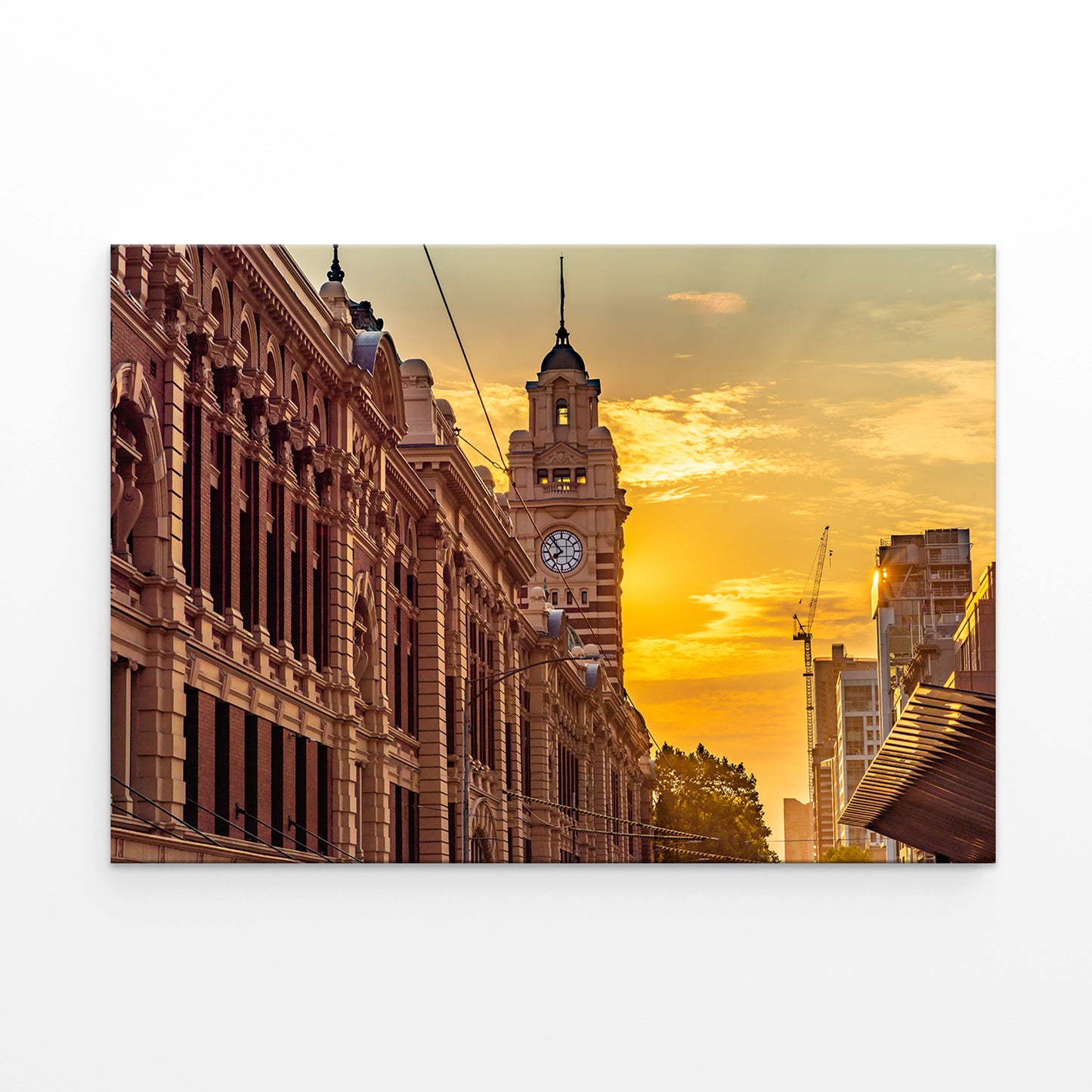 Flinders Street Station Melbourne Clock Tower Wall Art Decor 100% Australian Made