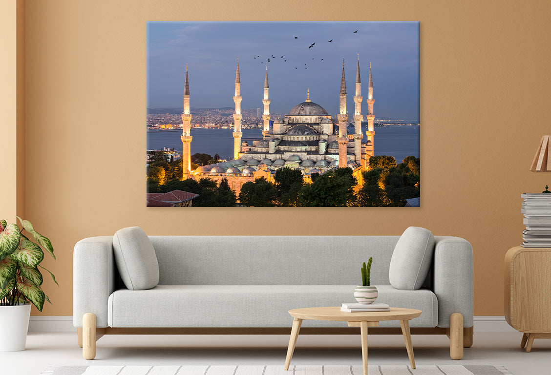 Blue Mosque and Hagia Sophia Wall Art Decor 100% Australian Made - Bella Home Decor