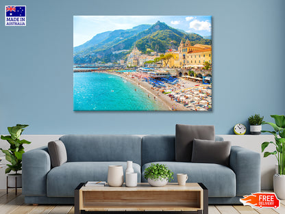 The Stunning Amalfi Coast Italy Print 100% Australian Made - Bella Home Decor