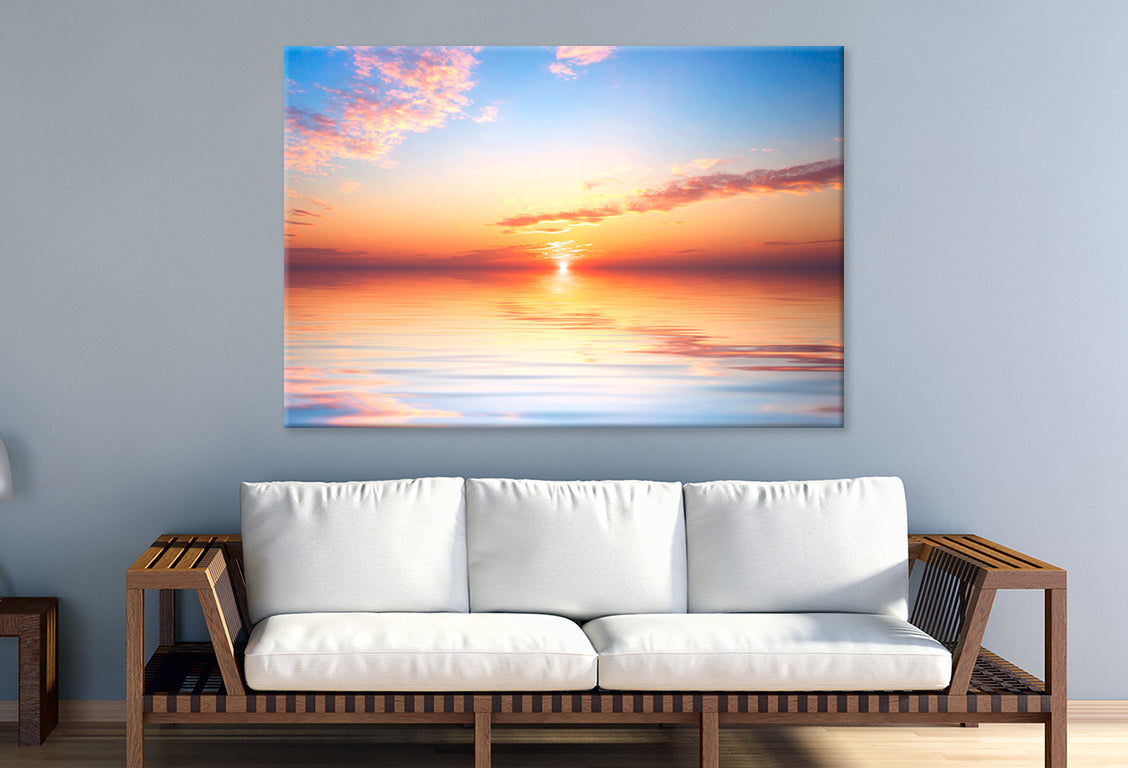 Bright Sky and Sundown, Abstract Wall Art Decor 100% Australian Made - Bella Home Decor