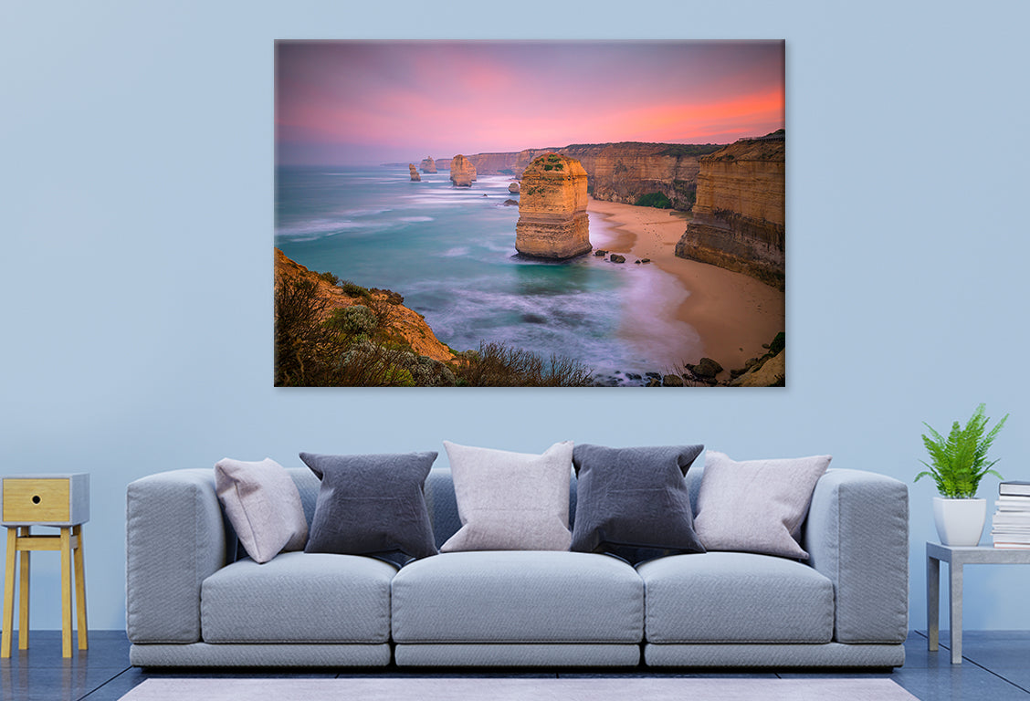 Twelve Apostles Victoria Sunset Ocean View Wall Art Decor 100% Australian Made