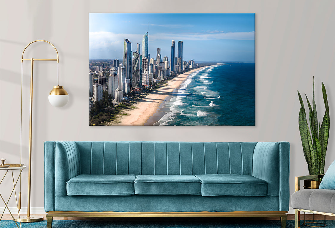 Gold Coast Queensland Beach Wall Art Decor 100% Australian Made
