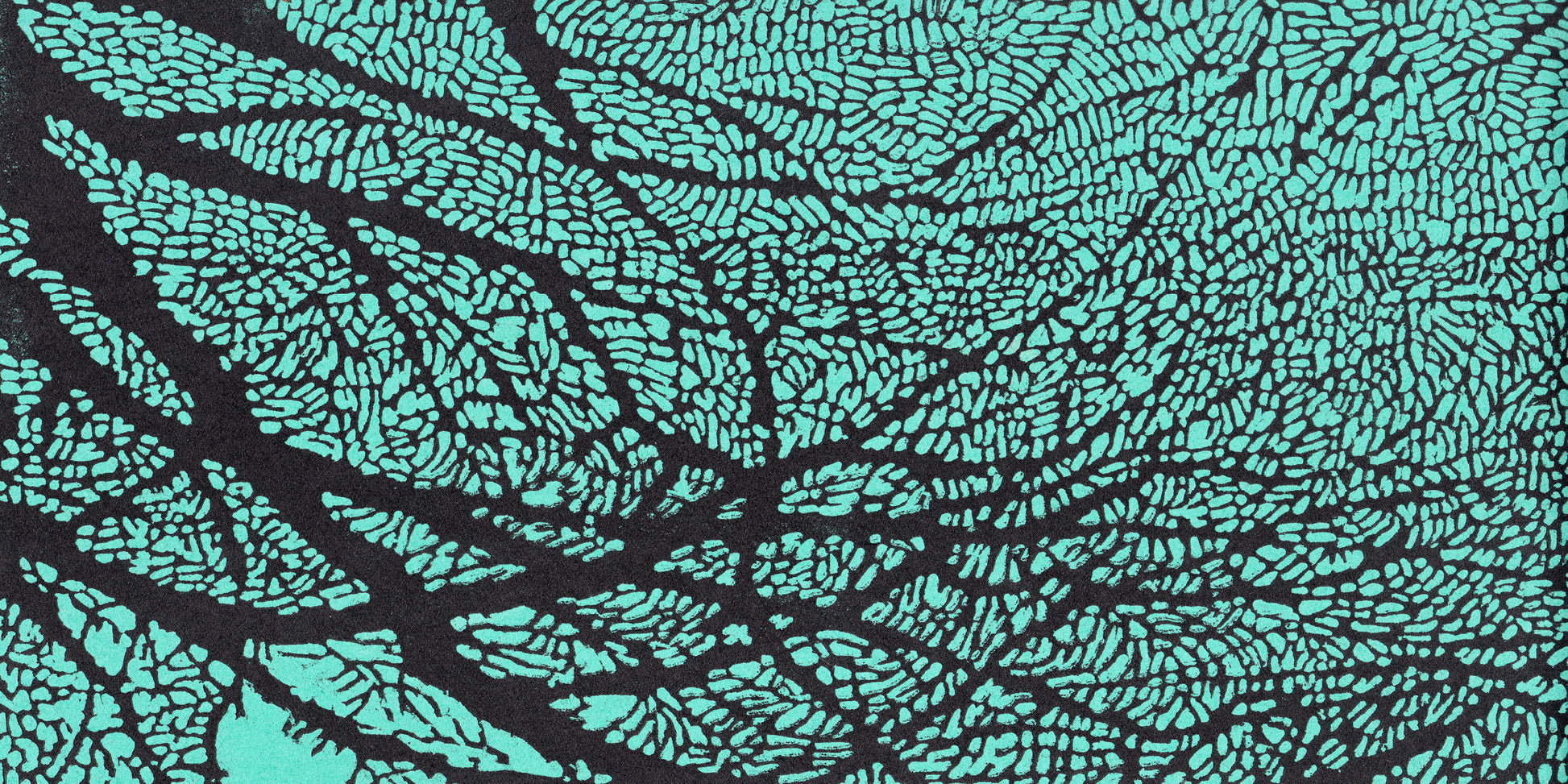 Teal Organic Cellular Pattern Wall Art Canvas Office Home Room Framed 120x60cm - Bella Home Decor