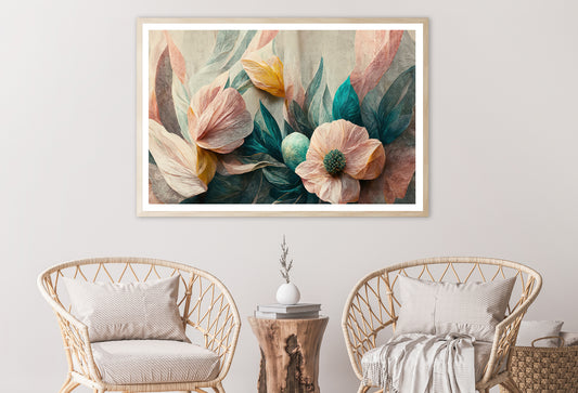 Flowers Watercolor Art Home Decor Premium Quality Poster Print Choose Your Sizes