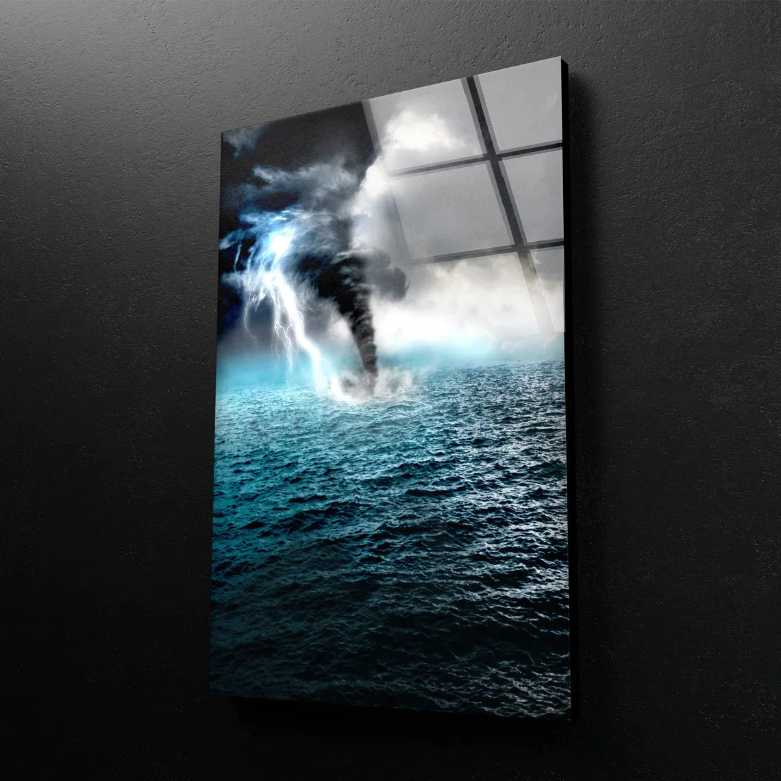 Hurricane Sea Digital UV Direct Aluminum Print Australian Made Quality