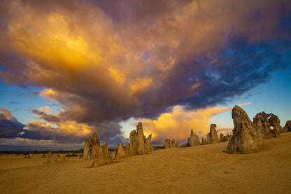 The Pinnacles Desert Western Australia Morning View Wall Art Decor 100% Australian Made