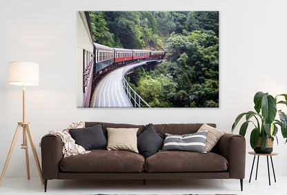 Kuranda Scenic Railway Cairns Famous Attraction Wall Art Decor 100% Australian Made