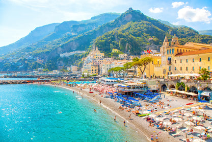 The Stunning Amalfi Coast Italy Print 100% Australian Made - Bella Home Decor