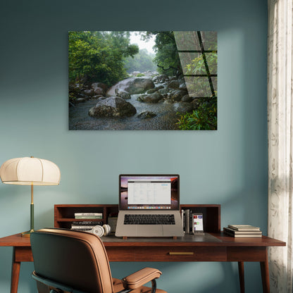 Daintree Rainforest Mossman Gorge River  Acrylic Glass Printing Wall Art Australian Made Quality