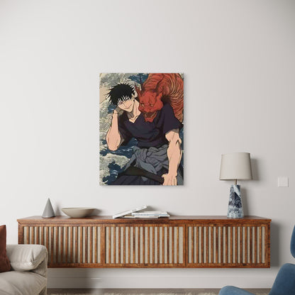 Toji Vintage 60x90cm Metal Print Ready to Hang