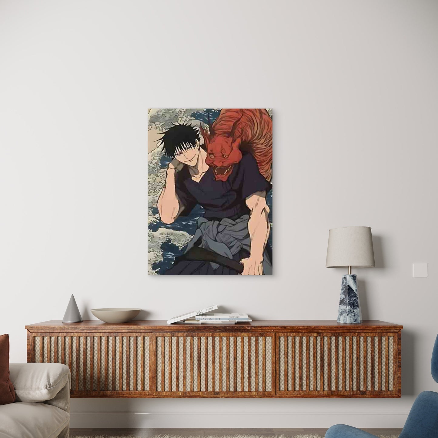 Toji Vintage Metal Print Ready to Hang
