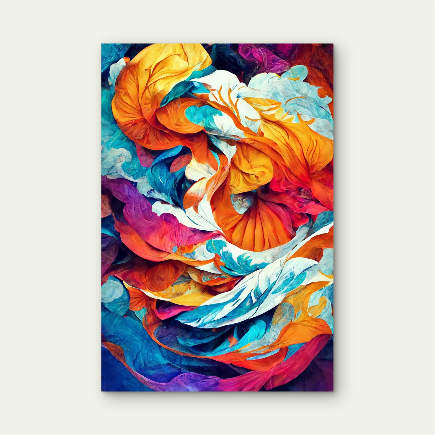 Abstract Colorful Background 60x90cm Metal Print Ready to Hang