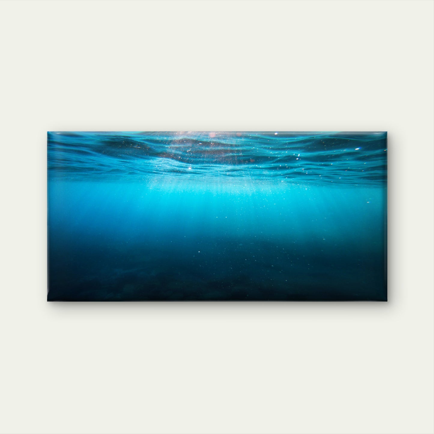 Sunlight Filters Through Water Wall Art Canvas Office Home Room Framed 120x60cm