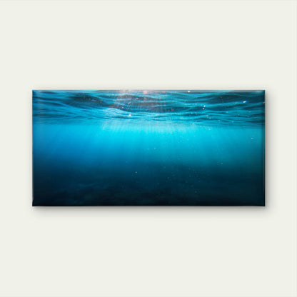 Sunlight Filters Through Water Wall Art Canvas Office Home Room Framed 120x60cm