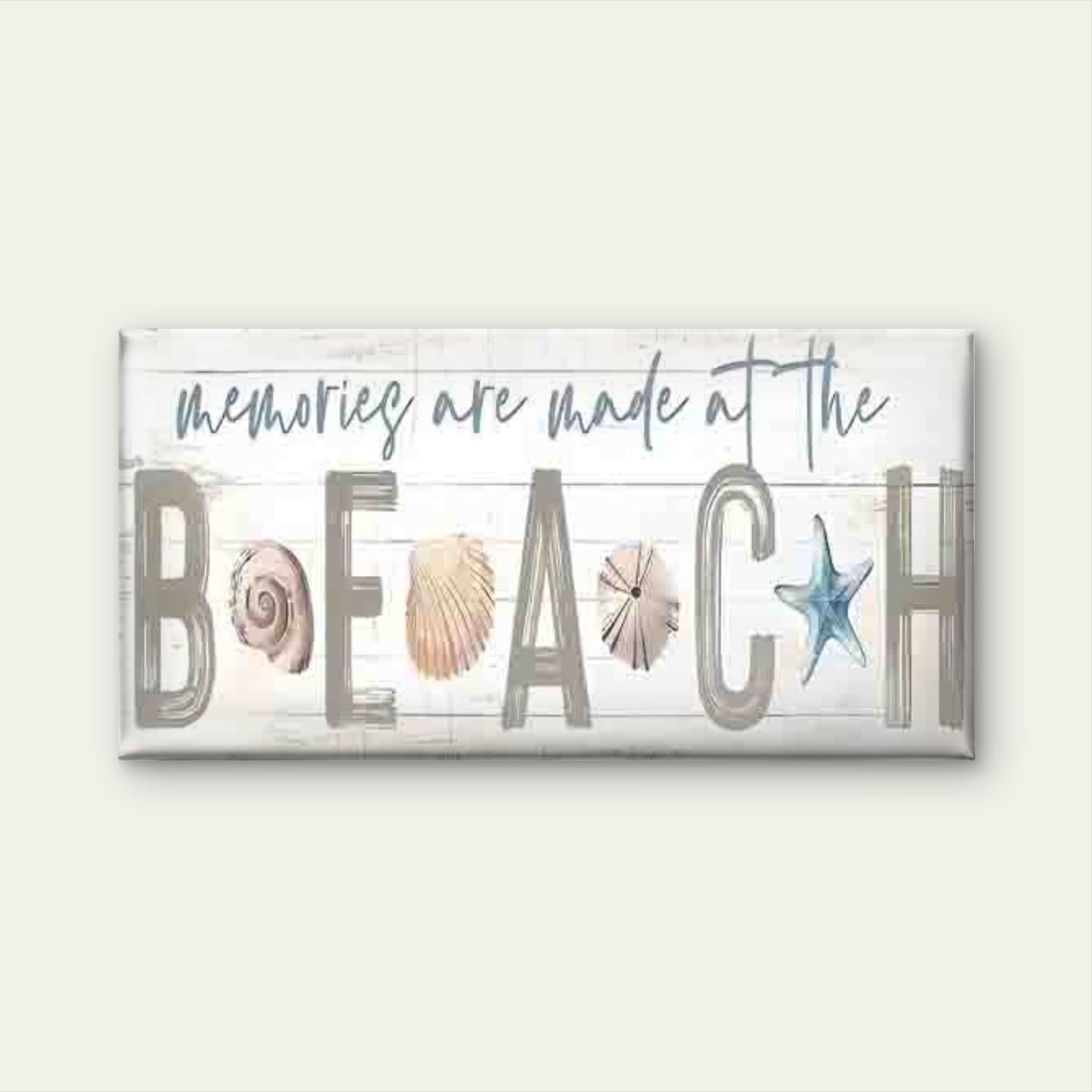 Memories at the Beach Wall Art Canvas Office Home Room Framed 120x60cm