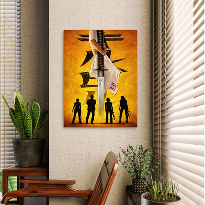 Shadow Warriors 40x60cm Metal Print Ready to Hang - Bella Home Decor