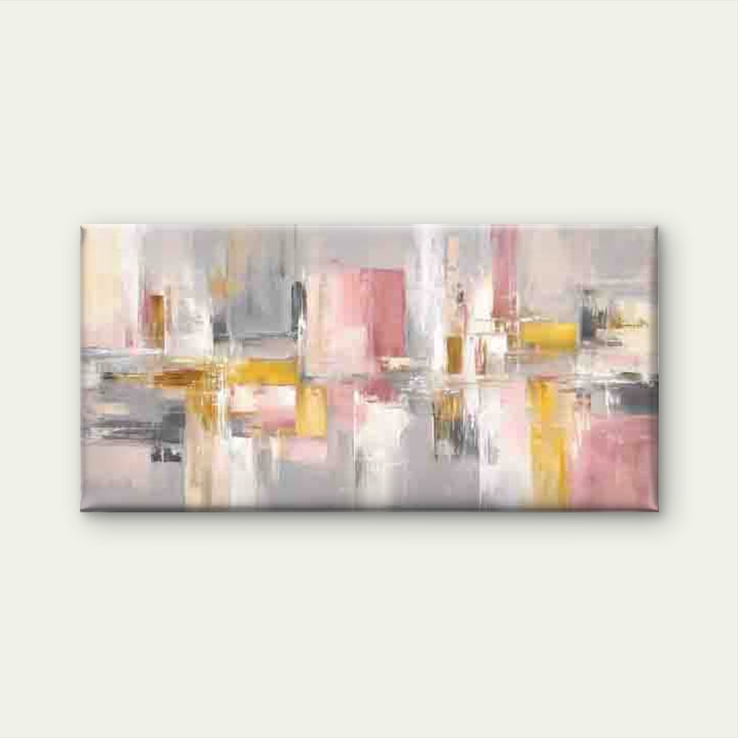 Modern Abstract Geometric Wall Art Canvas Office Home Room Framed 120x60cm - Bella Home Decor