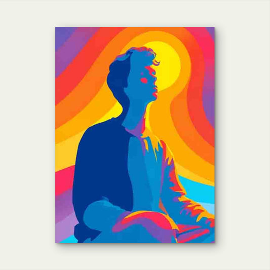 Positive Aura for Mind, Body, And Soul 60x90cm Metal Print Ready to Hang