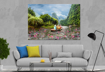 Trang An Landscape, Ninh Bình  Wall Art Decor 100% Australian Made