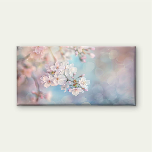 Japanese Sakura Bloom Art Wall Art Canvas Office Home Room Framed 120x60cm