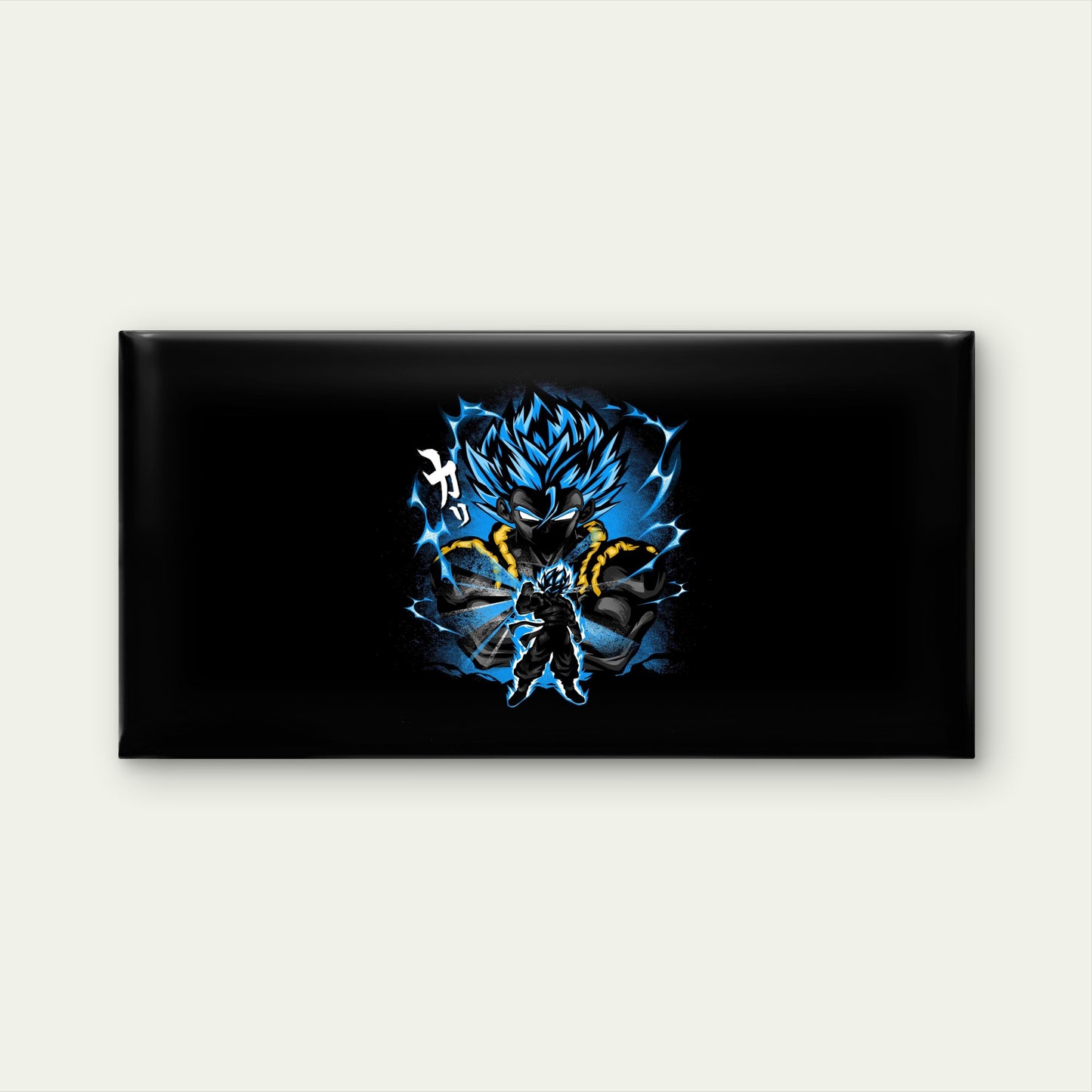 Dark Neon Warrior Wall Art Canvas Office Home Room Framed 120x60cm