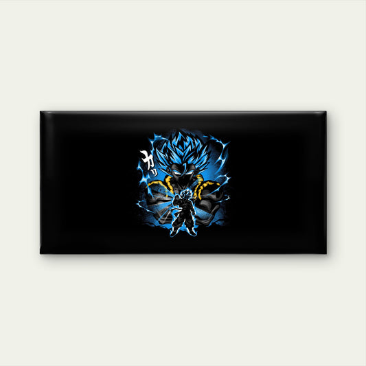 Dark Neon Warrior Wall Art Canvas Office Home Room Framed 120x60cm
