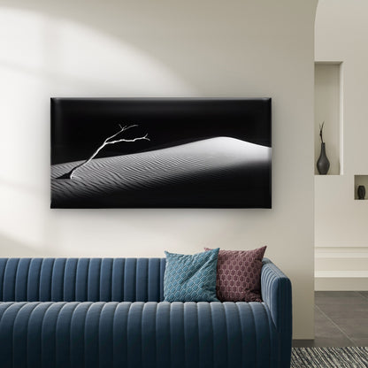 Shadows Over Silent Dunes Wall Art Canvas Office Home Room Framed 120x60cm - Bella Home Decor