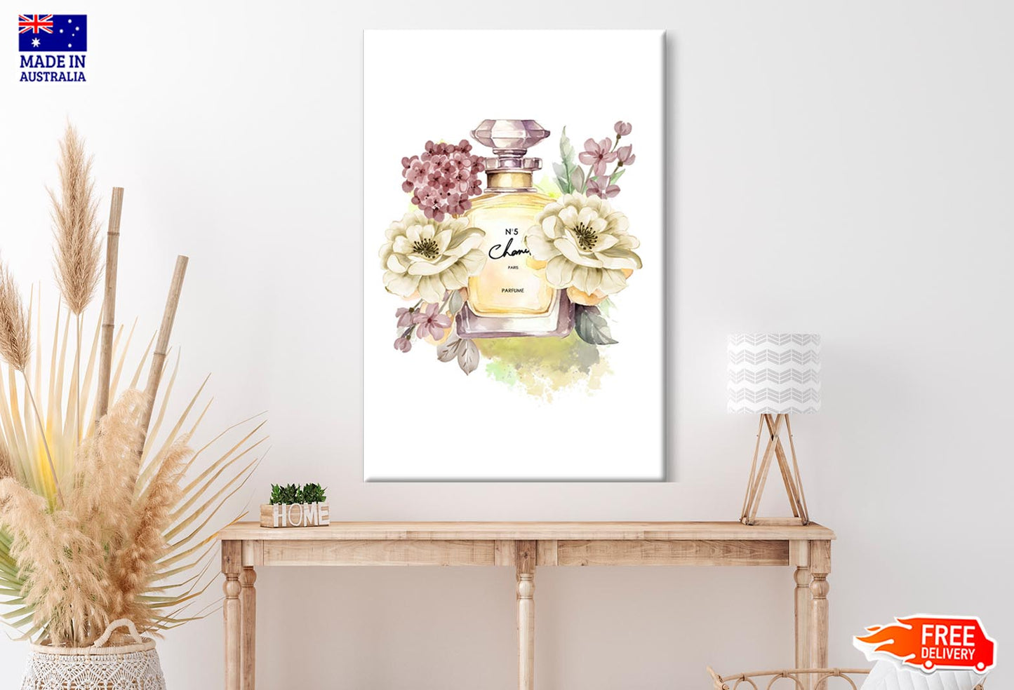 Yellow Perfume Wall Art Limited Edition High Quality Print