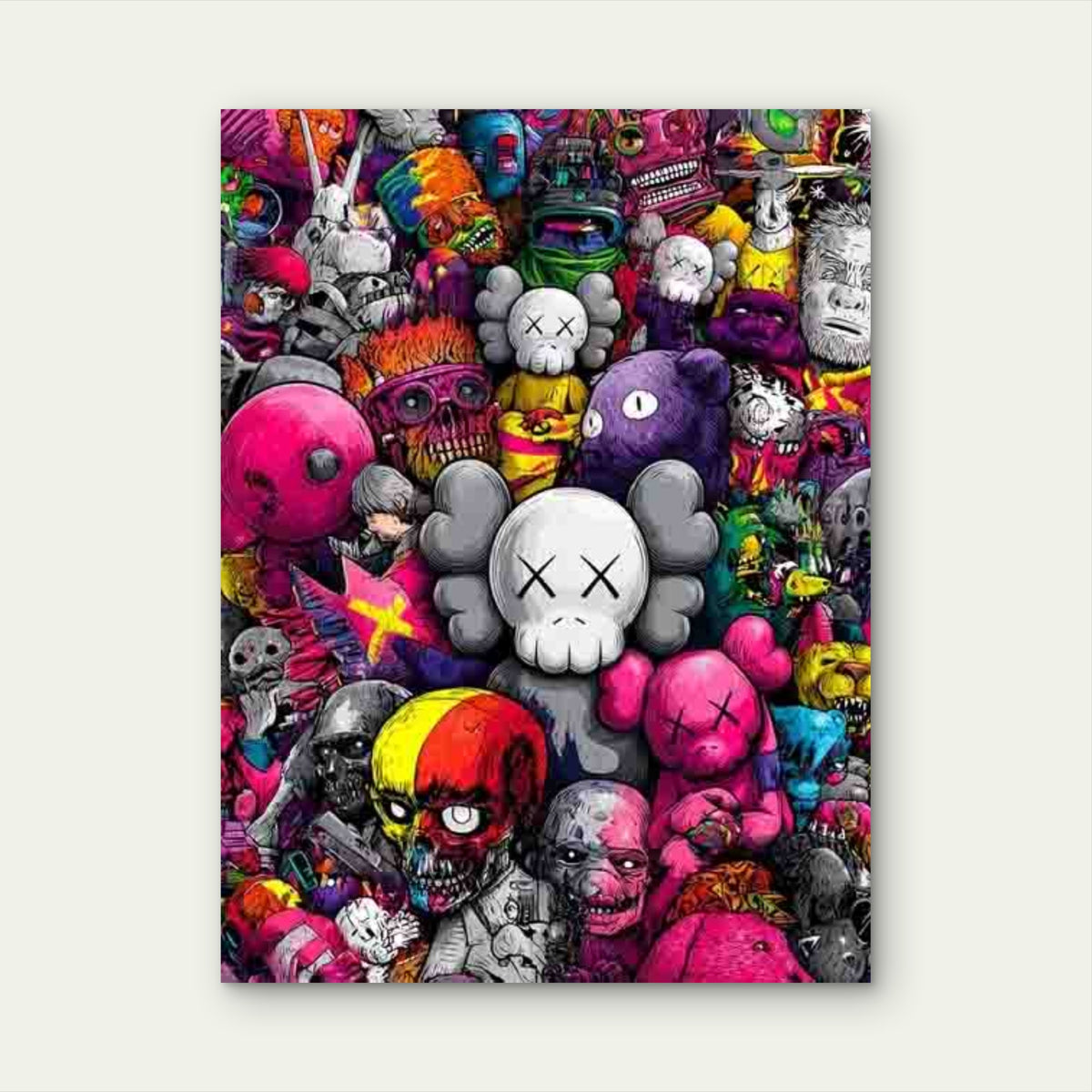 Hypebeast Street Art 60x90cm Metal Print Ready to Hang