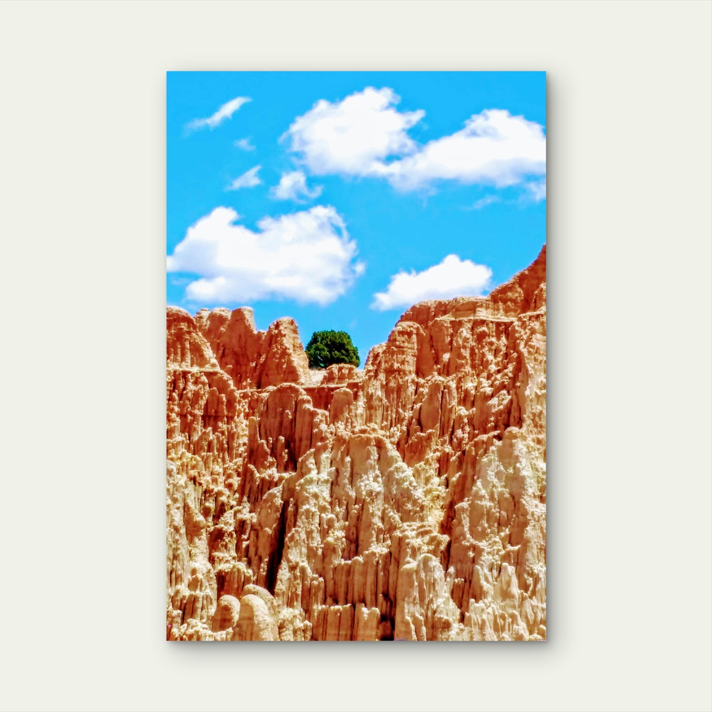 Cathedral Gorge Nevada Desert Canyons USA 40x60cm Metal Print Ready to Hang